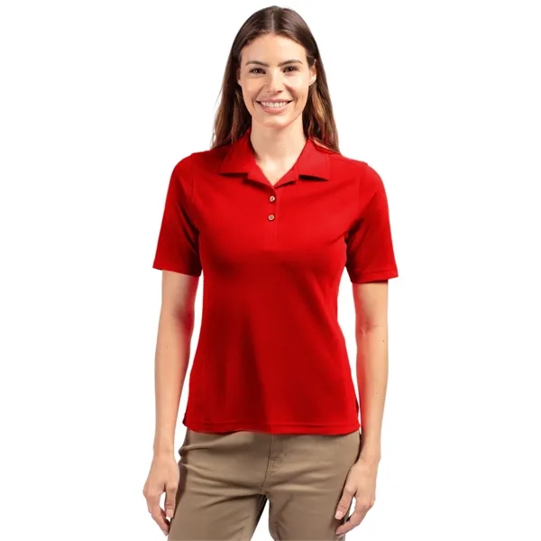 Cutter & Buck Virtue Eco Pique Recycled Womens Polo - Cutter & Buck Virtue Eco Pique Recycled Womens Polo - Image 29 of 35