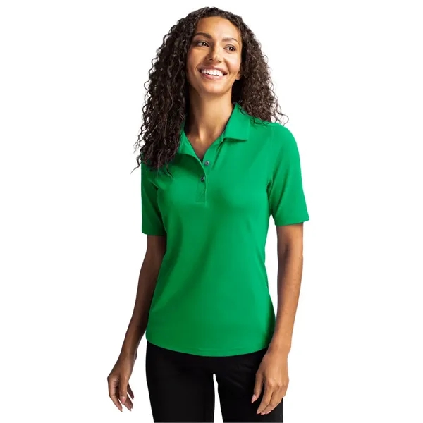 Cutter & Buck Virtue Eco Pique Recycled Womens Polo - Cutter & Buck Virtue Eco Pique Recycled Womens Polo - Image 32 of 35