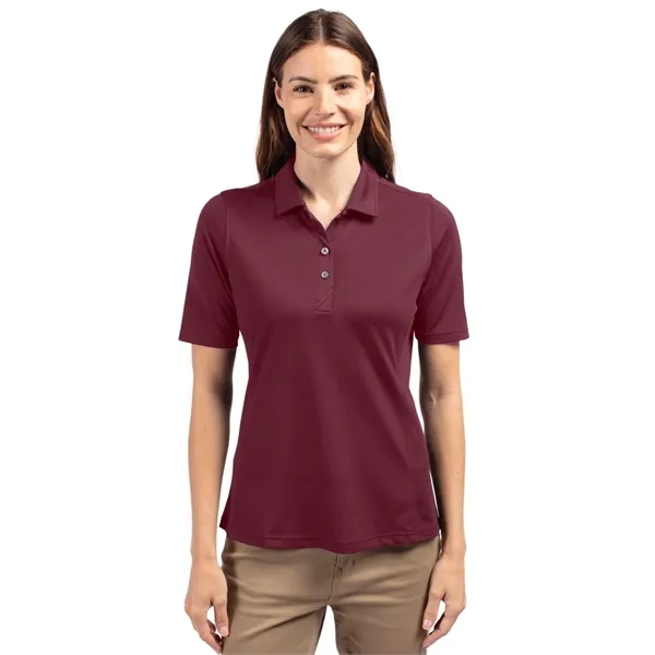 Cutter & Buck Virtue Eco Pique Recycled Womens Polo - Cutter & Buck Virtue Eco Pique Recycled Womens Polo - Image 34 of 35