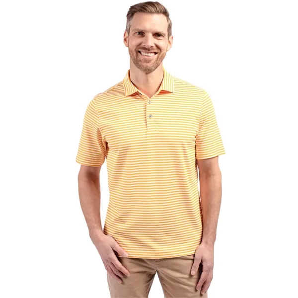 Cutter & Buck Virtue Eco Pique Stripe Recycled Mens Polo - Cutter & Buck Virtue Eco Pique Stripe Recycled Mens Polo - Image 36 of 37