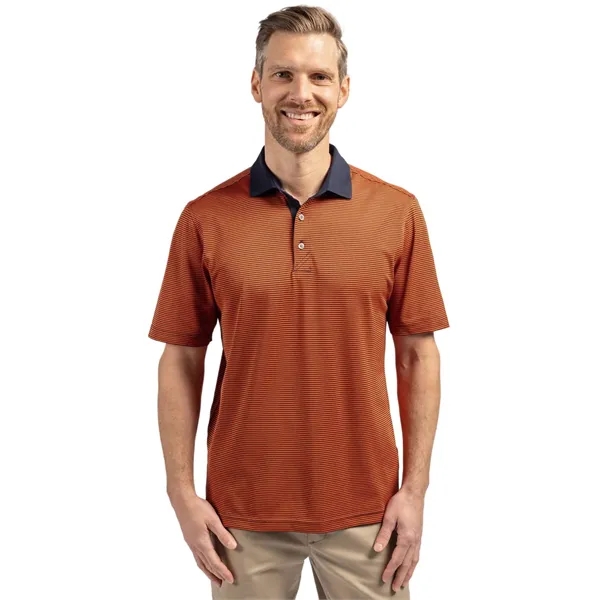 Cutter & Buck Virtue Eco Pique Micro Stripe Recycled Mens... - Cutter & Buck Virtue Eco Pique Micro Stripe Recycled Mens... - Image 13 of 21