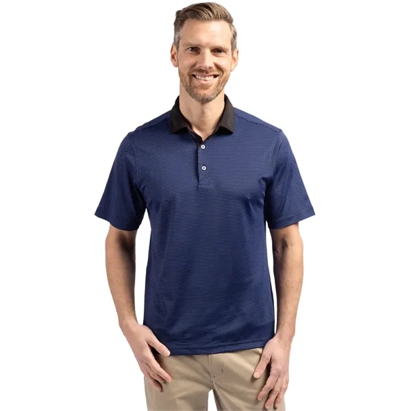 Cutter & Buck Virtue Eco Pique Micro Stripe Recycled Mens... - Cutter & Buck Virtue Eco Pique Micro Stripe Recycled Mens... - Image 21 of 21