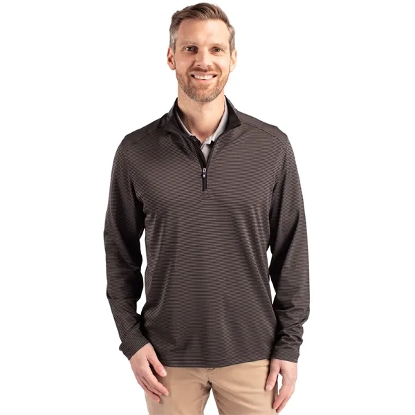 Cutter & Buck Virtue Eco Pique Micro Stripe Recycled Mens... - Cutter & Buck Virtue Eco Pique Micro Stripe Recycled Mens... - Image 9 of 15