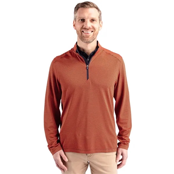 Cutter & Buck Virtue Eco Pique Micro Stripe Recycled Mens... - Cutter & Buck Virtue Eco Pique Micro Stripe Recycled Mens... - Image 10 of 15