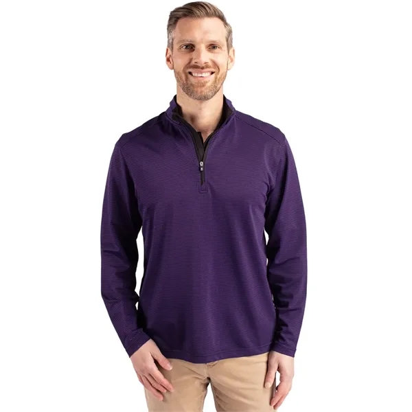 Cutter & Buck Virtue Eco Pique Micro Stripe Recycled Mens... - Cutter & Buck Virtue Eco Pique Micro Stripe Recycled Mens... - Image 11 of 15
