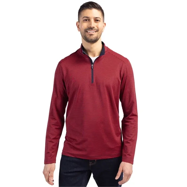 Cutter & Buck Virtue Eco Pique Micro Stripe Recycled Mens... - Cutter & Buck Virtue Eco Pique Micro Stripe Recycled Mens... - Image 14 of 15