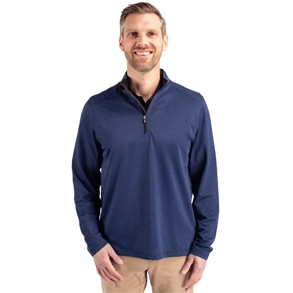 Cutter & Buck Virtue Eco Pique Micro Stripe Recycled Mens... - Cutter & Buck Virtue Eco Pique Micro Stripe Recycled Mens... - Image 15 of 15