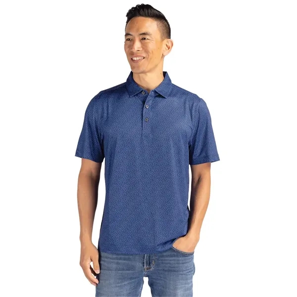 Cutter & Buck Pike Eco Pebble Print Stretch Recycled Mens... - Cutter & Buck Pike Eco Pebble Print Stretch Recycled Mens... - Image 1 of 11