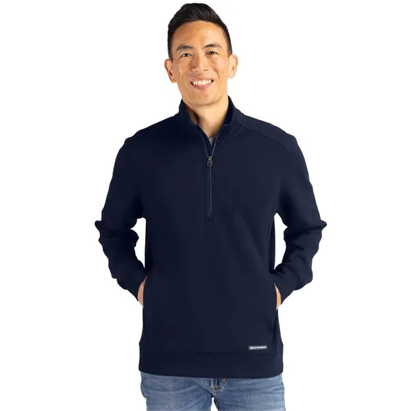 Cutter & Buck Roam Recycled Buttery-Soft Knit Mens Quarte...