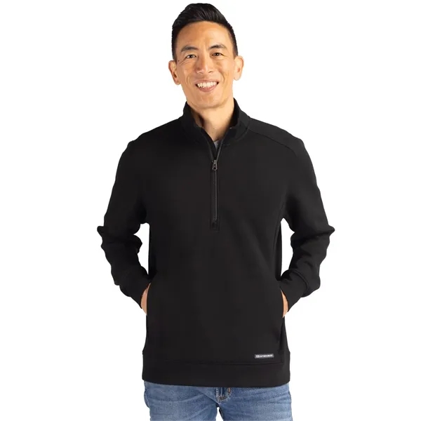 Cutter & Buck Roam Recycled Buttery-Soft Knit Mens Quarte...