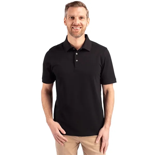 Cutter & Buck Advantage Eco Tri-Blend Pique Mens Polo - Cutter & Buck Advantage Eco Tri-Blend Pique Mens Polo - Image 2 of 117
