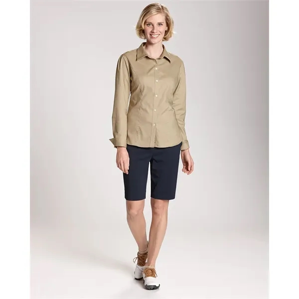 Cutter & Buck Epic Easy Care Nailshead Womens Long Sleeve... - Cutter & Buck Epic Easy Care Nailshead Womens Long Sleeve... - Image 8 of 8