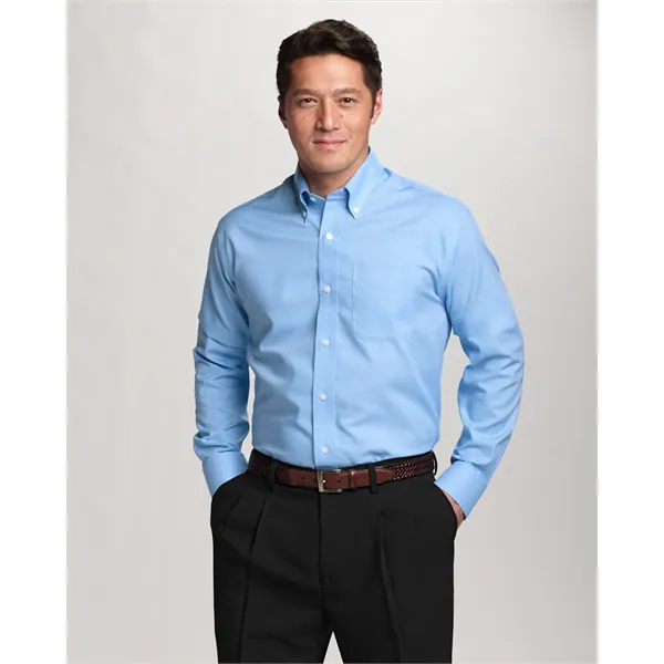 Cutter & Buck Epic Easy Care Nailshead Mens Long Sleeve D... - Cutter & Buck Epic Easy Care Nailshead Mens Long Sleeve D... - Image 1 of 12