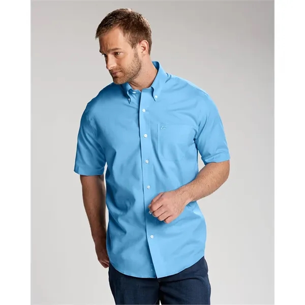Cutter & Buck Epic Easy Care Nailshead Mens Short Sleeve ... - Cutter & Buck Epic Easy Care Nailshead Mens Short Sleeve ... - Image 1 of 6