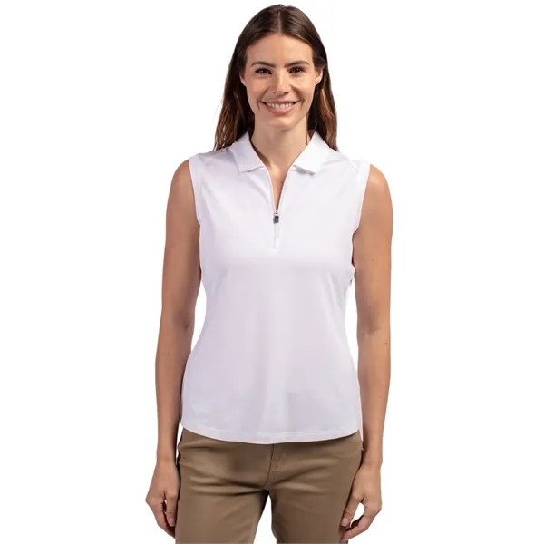 Cutter & Buck Forge Stretch Womens Sleeveless Polo - Cutter & Buck Forge Stretch Womens Sleeveless Polo - Image 11 of 11