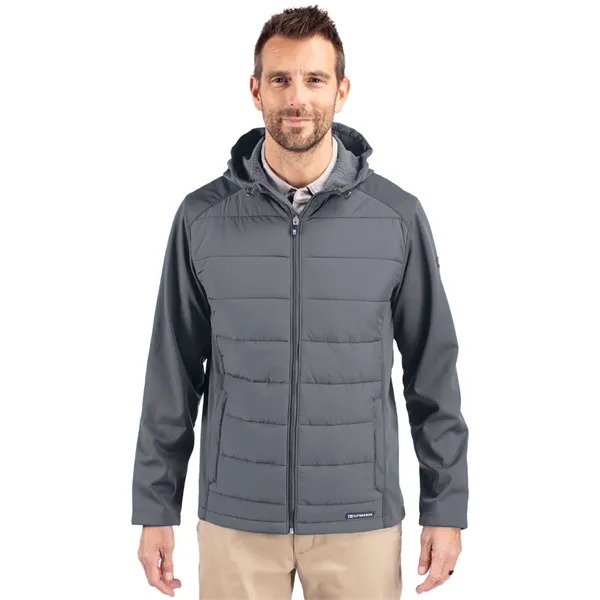 Cutter & Buck Evoke Hybrid Softshell Recycled Full Zip Me... - Cutter & Buck Evoke Hybrid Softshell Recycled Full Zip Me... - Image 7 of 9