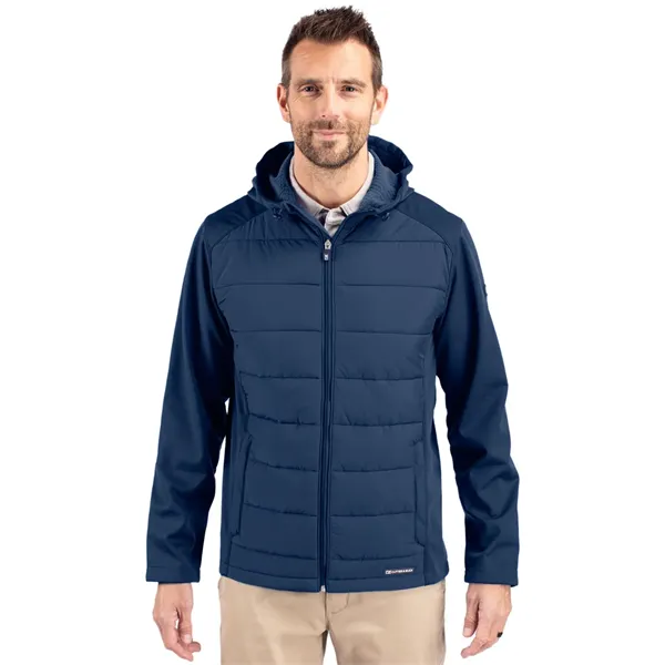 Cutter & Buck Evoke Hybrid Softshell Recycled Full Zip Me... - Cutter & Buck Evoke Hybrid Softshell Recycled Full Zip Me... - Image 8 of 9