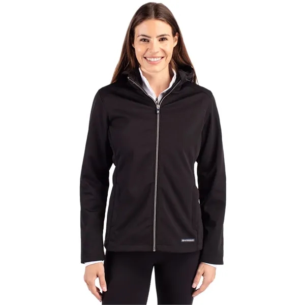 Cutter & Buck Evoke Softshell Recycled Full Zip Womens Ja... - Cutter & Buck Evoke Softshell Recycled Full Zip Womens Ja... - Image 1 of 11