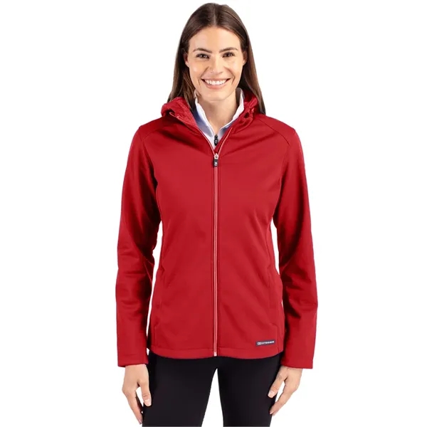 Cutter & Buck Evoke Softshell Recycled Full Zip Womens Ja... - Cutter & Buck Evoke Softshell Recycled Full Zip Womens Ja... - Image 7 of 11