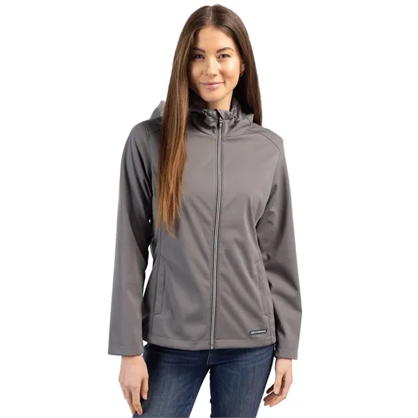Cutter & Buck Evoke Softshell Recycled Full Zip Womens Ja... - Cutter & Buck Evoke Softshell Recycled Full Zip Womens Ja... - Image 9 of 11