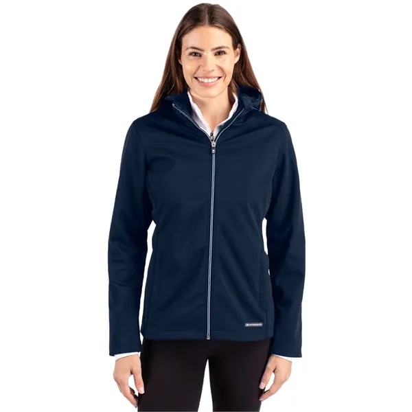Cutter & Buck Evoke Softshell Recycled Full Zip Womens Ja... - Cutter & Buck Evoke Softshell Recycled Full Zip Womens Ja... - Image 10 of 11