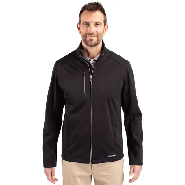 Cutter & Buck Evoke Softshell Recycled Full Zip Mens Jacket - Cutter & Buck Evoke Softshell Recycled Full Zip Mens Jacket - Image 0 of 11