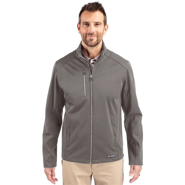 Cutter & Buck Evoke Softshell Recycled Full Zip Mens Jacket - Cutter & Buck Evoke Softshell Recycled Full Zip Mens Jacket - Image 9 of 11