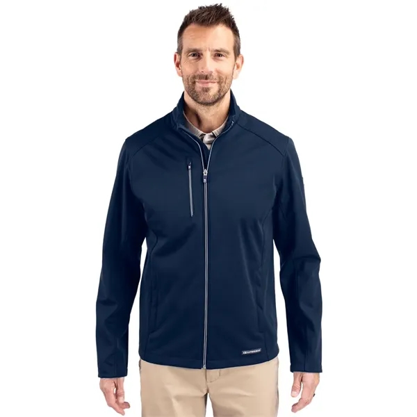 Cutter & Buck Evoke Softshell Recycled Full Zip Mens Jacket - Cutter & Buck Evoke Softshell Recycled Full Zip Mens Jacket - Image 10 of 11