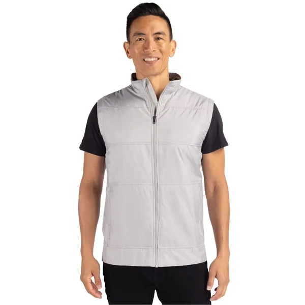 Cutter & Buck Stealth Hybrid Quilted Mens Windbreaker Vest - Cutter & Buck Stealth Hybrid Quilted Mens Windbreaker Vest - Image 9 of 26