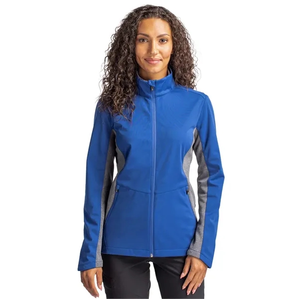 Cutter & Buck Navigate Softshell Womens Full Zip Jacket - Cutter & Buck Navigate Softshell Womens Full Zip Jacket - Image 7 of 7