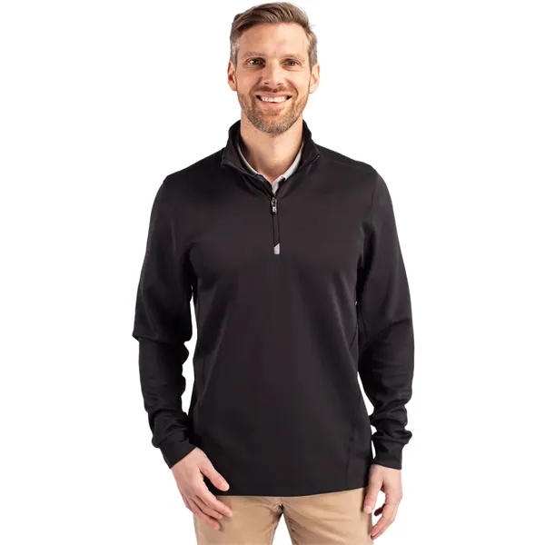 Cutter & Buck Traverse Stretch Eco Quarter Zip Mens Pullover - Cutter & Buck Traverse Stretch Eco Quarter Zip Mens Pullover - Image 0 of 85