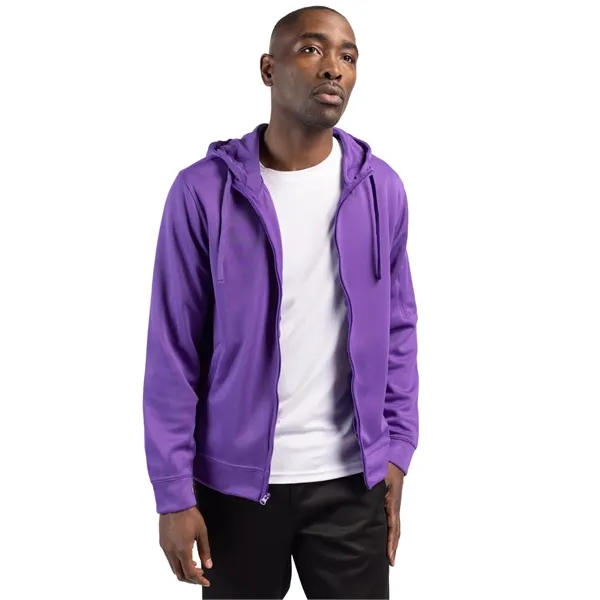 Clique Lift Solution-dyed Performance Unisex Full Zip Hoo...