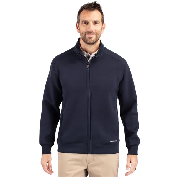 Custom Cutter & Buck Roam Recycled Buttery-Soft Knit Mens Full Z...