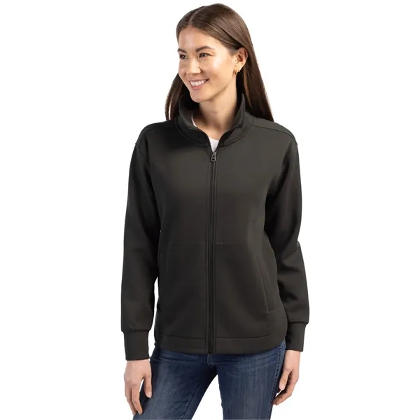 Cutter & Buck Roam Recycled Buttery-Soft Knit Womens Full...