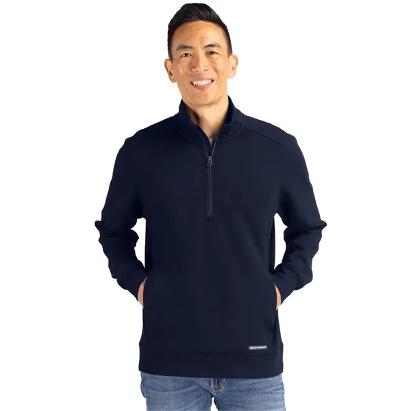 Cutter & Buck Roam Recycled Buttery-Soft Knit Mens Quarte...
