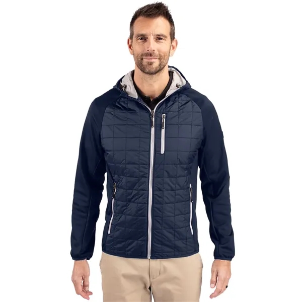 Cutter & Buck Rainier Recycled Insulated Hybrid Puffer Me...