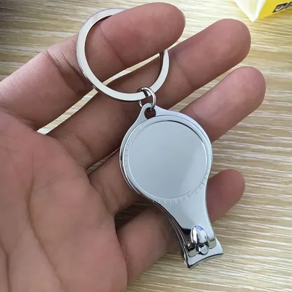 360 Degree Rotating House-Shaped Metal Keychain - 360 Degree Rotating House-Shaped Metal Keychain - Image 8 of 9
