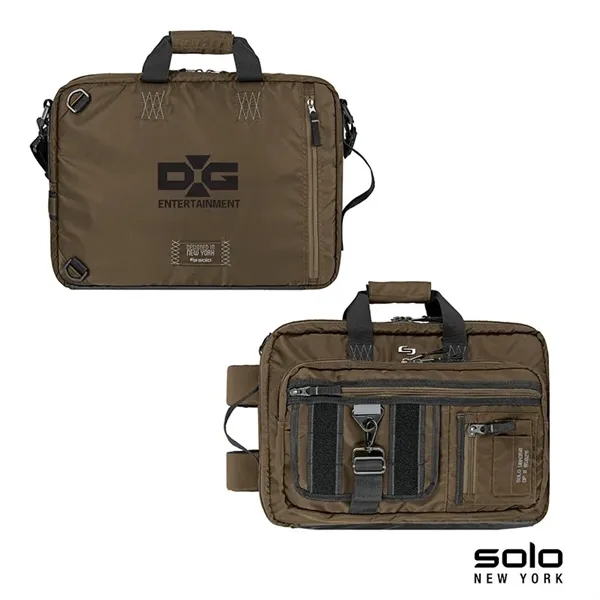 Solo New York Zone Briefcase Backpack Hybrid