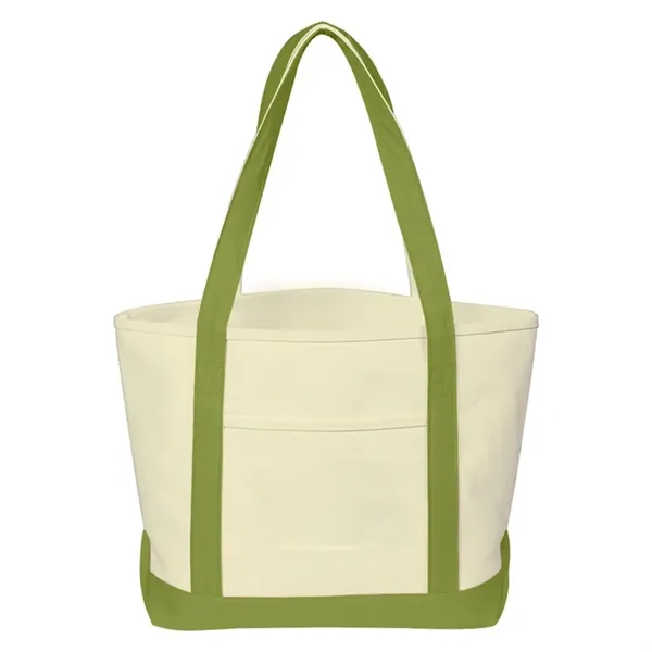 Canvas Tote Bag Bulk with Outer Pocket - Canvas Tote Bag Bulk with Outer Pocket - Image 7 of 7
