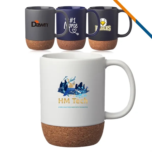 Geena Cork Ceramic Mug - 15 OZ. - Geena Cork Ceramic Mug - 15 OZ. - Image 0 of 6