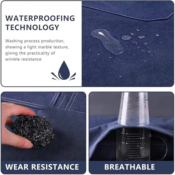 Adult Cotton Canvas Heavy Duty Adjustable Work Apron - Adult Cotton Canvas Heavy Duty Adjustable Work Apron - Image 3 of 6