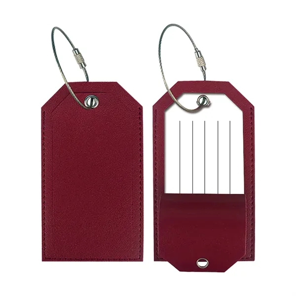 Custom Label leather luggage Tag - Custom Label leather luggage Tag - Image 4 of 9