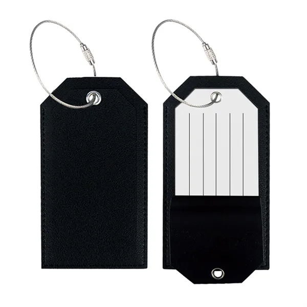 Custom Label leather luggage Tag - Custom Label leather luggage Tag - Image 6 of 9
