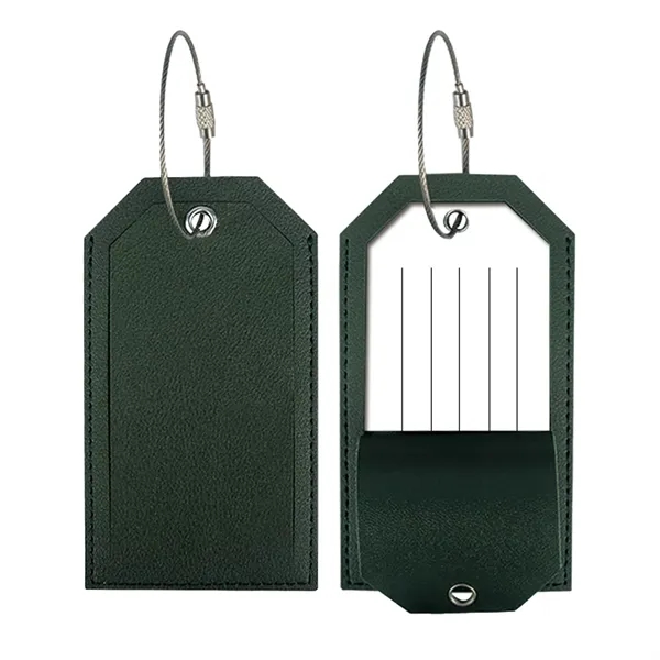 Custom Label leather luggage Tag - Custom Label leather luggage Tag - Image 7 of 9