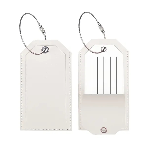 Custom Label leather luggage Tag - Custom Label leather luggage Tag - Image 8 of 9