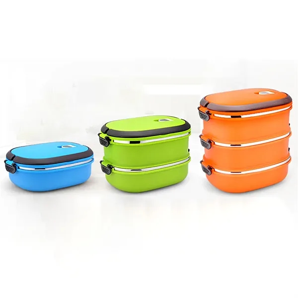 High Quality Food Container 3 Layers Optional Lunch Box - High Quality Food Container 3 Layers Optional Lunch Box - Image 2 of 5