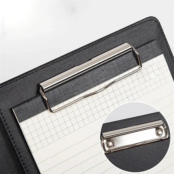 A5 Notepad Zippered Organizer With Calculator Writing Pad - A5 Notepad Zippered Organizer With Calculator Writing Pad - Image 4 of 5