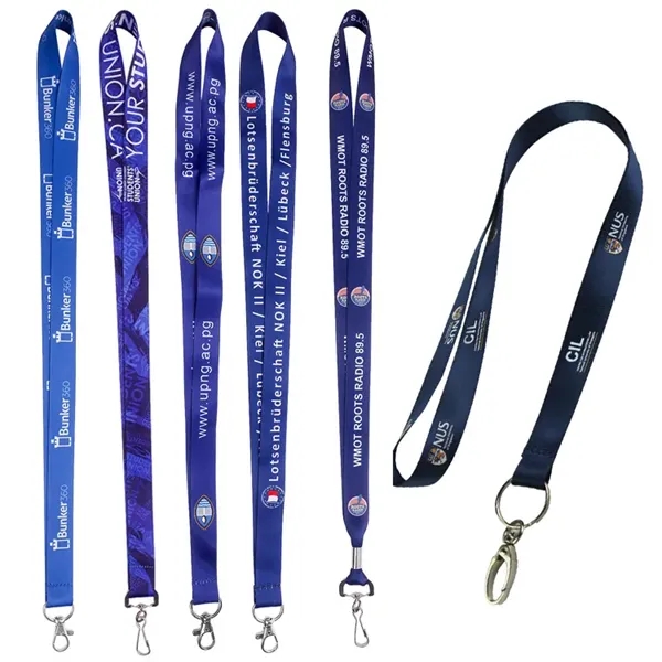 Full Color Polyester Lanyard (3/4" width) - Full Color Polyester Lanyard (3/4" width) - Image 6 of 9