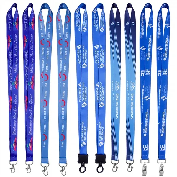 Full Color Polyester Lanyard (3/4" width) - Full Color Polyester Lanyard (3/4" width) - Image 8 of 9