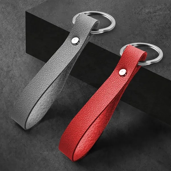 PU Leather Car Keychain Pendant Accessories - PU Leather Car Keychain Pendant Accessories - Image 3 of 10